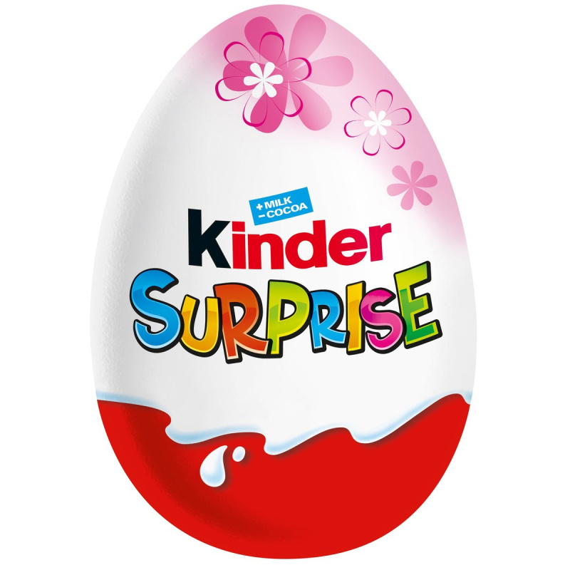 Kinder Surprise čokoládové vajíčko pro holky s překvapením