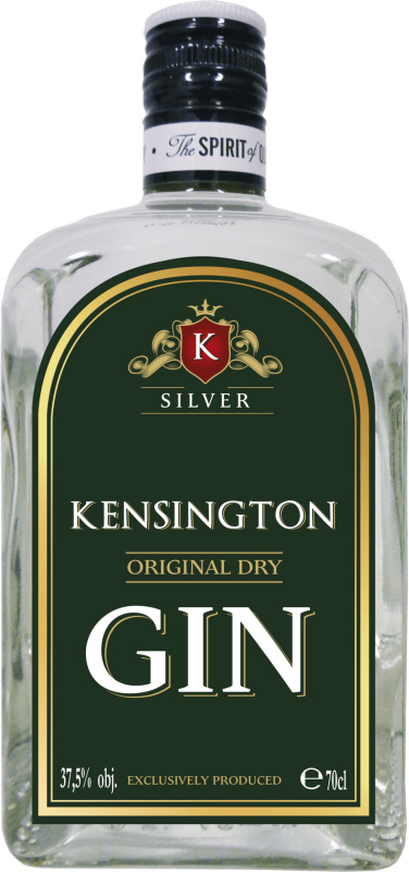 Kensington Original Dry Silver Gin 37,5% obj.