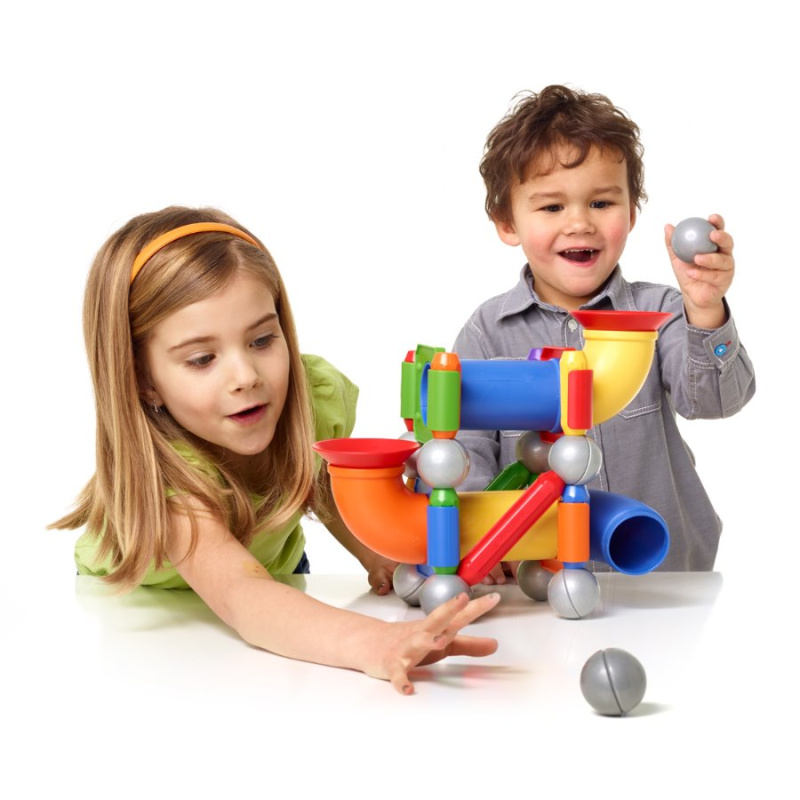 SmartMax magnetická stavebnice dráha pro kuličku 30 ks