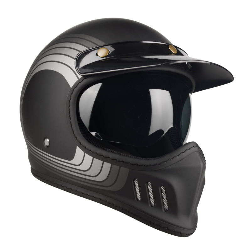 Moto přilba Lazer Cross TT Line Grey Black Grey Matt XS (53-54)