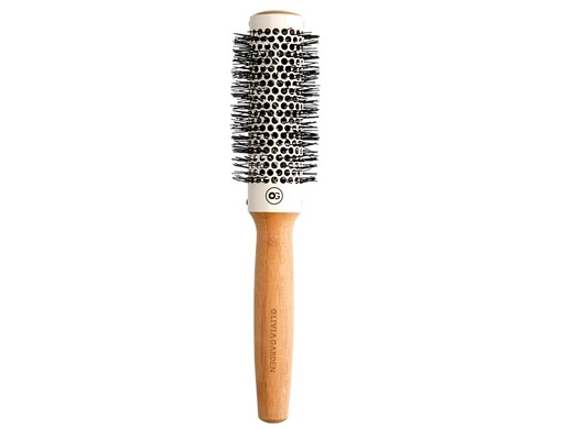 Olivia Garden Bamboo Touch Thermal kulatý kartáč na vlasy průměr 33 mm