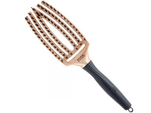 Olivia Garden Fingerbrush Trinity plochý kartáč Gold 1 ks