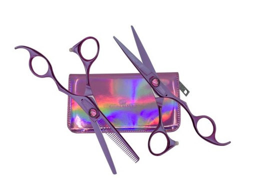 Sada nůžek SilkCut Violet Olivia Garden Think Pink 575/635TP 2023