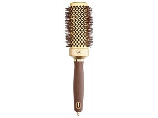 Olivia Garden Expert Straight Wavy hranatý kartáč na foukání 40 mm 1 ks