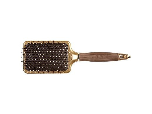 Olivia Garden Rectangular Paddle kartáč pro snadné rozčesání vlasů Gold&Brown 1 ks