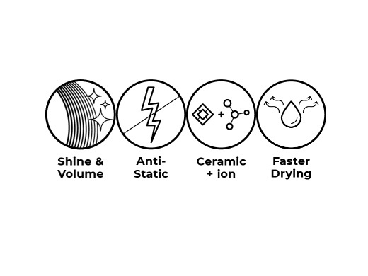 Olivia Garden Black Label SHINE Wavy Bristles kulatý kartáč na vlasy průměr 35 mm 1 ks