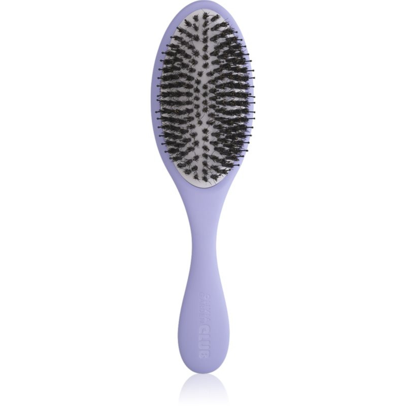 Olivia Garden Club The Reset Detangling&Shine Hairbrush plochý kartáč s pouzdrem Lilac 1 ks