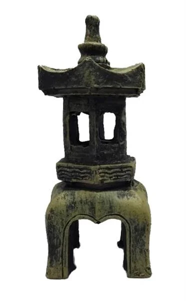 Dekorace do akvária - Letní dům Duvo+ 4,5 x 4,5 x 10,5 cm 1 ks