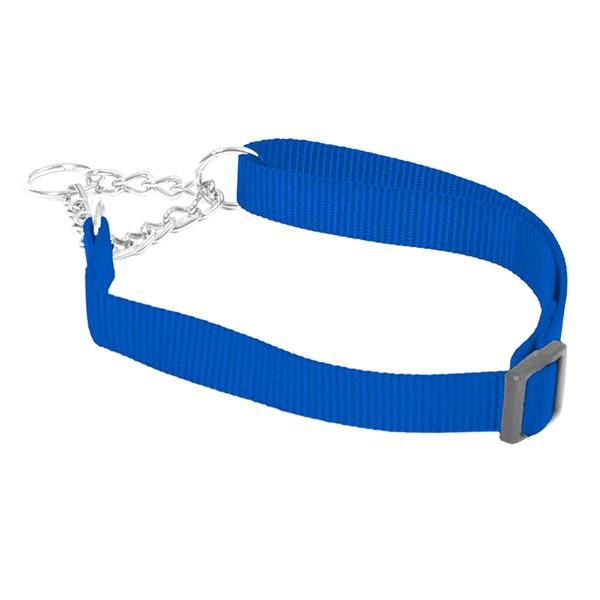 Obojek nylon polostahovací Modrá DUVO+ 2,0x35-55cm