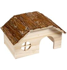 Domek dřevo přírodní Duvo+28x18x16cm 1 ks
