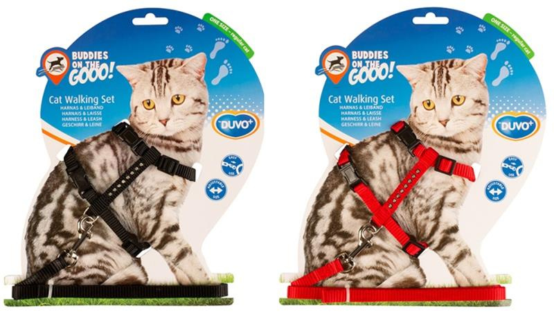 Postroj a vodítko cat DUVO+ Diamant 20-35cm/10mm-125cm