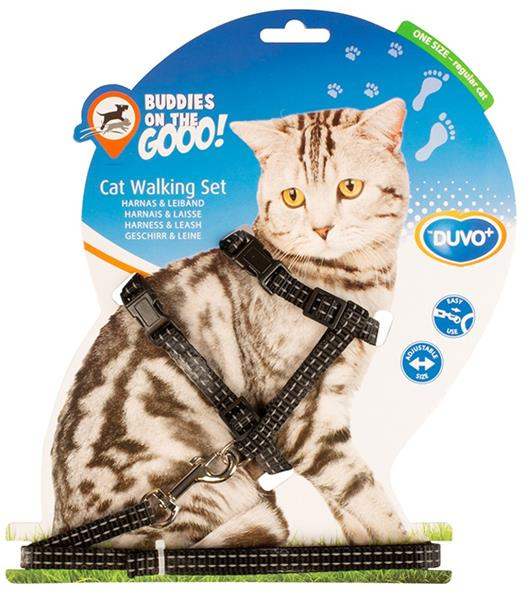 Postroj a vodítko cat DUVO+ reflexní 20-35cm/10mm-125cm