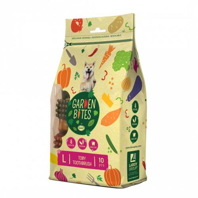 Garden Bites Veggie - zubní kartáček vel. L 10 ks