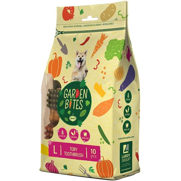 Garden Bites Veggie - zubní kartáček vel. L 10 ks