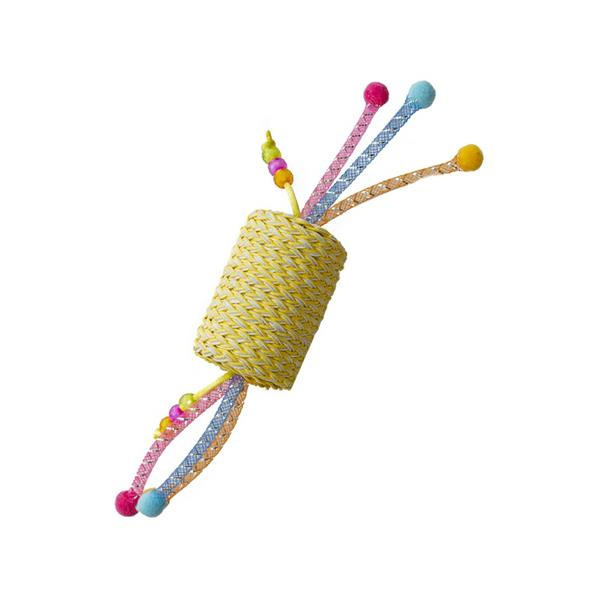 Hračka cat Jolly váleček 22 cm žlutý Duvo+