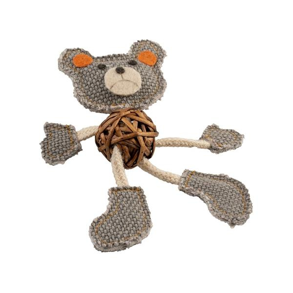 Hračka cat Canvas medvěd 17,8cm Duvo+ 1ks/17,8cm