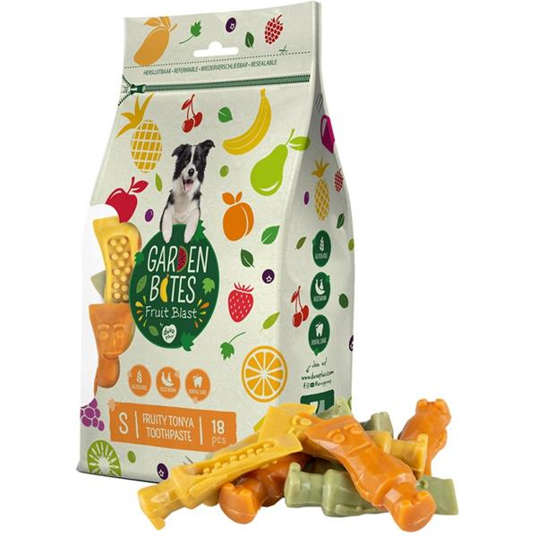 Garden Bites Fruity - zubní pasta vel. S 18 ks