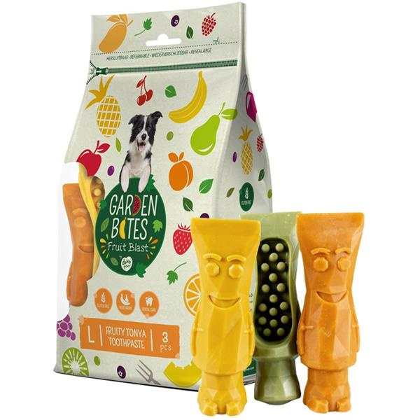 Garden Bites Fruity - zubní pasta vel. L 3 ks
