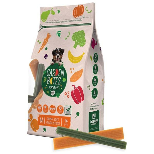 Garden Bites Puppy - soft Veggie tyčinka M - 14 ks