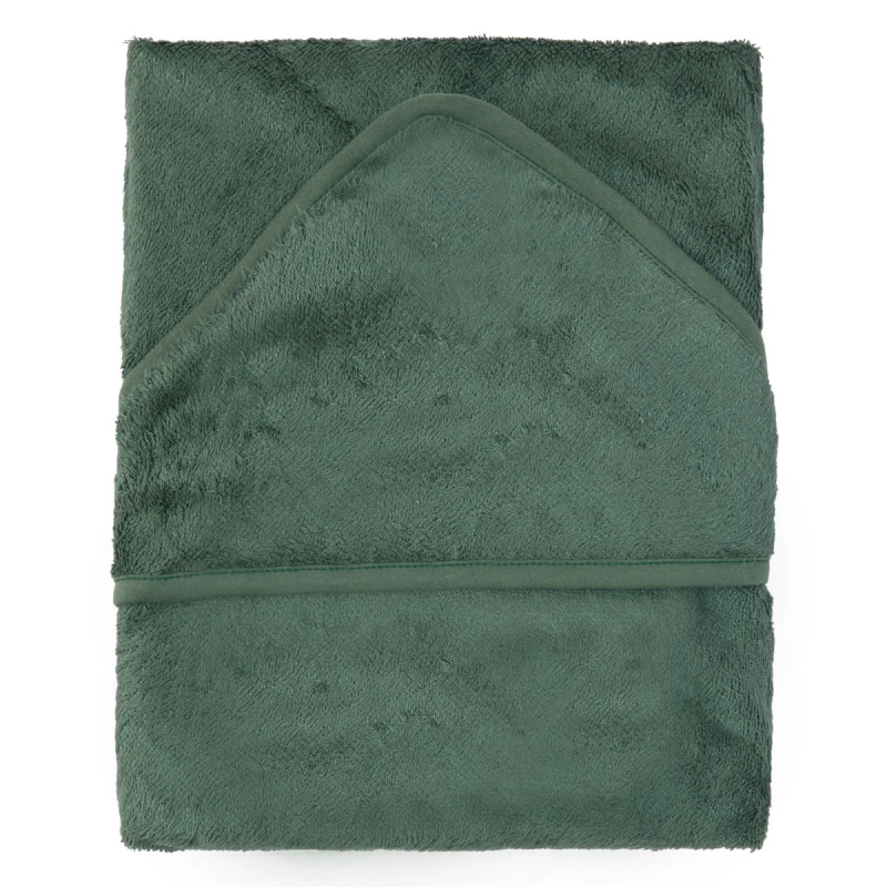 Timboo osuška s kapucí XXL 95 × 95 cm aspen green