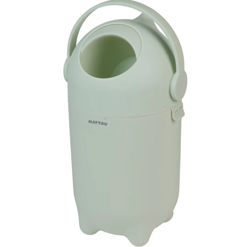 NATTOU Koš na pleny Dropy Beige 27 cm, 20l - NATTOU Koš na pleny Dropy Green 27 cm, 20l