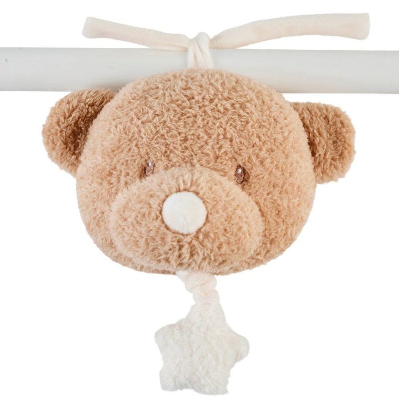 NATTOU Hračka hudební Teddy medvídek 16 cm, 0m+ - NATTOU Hračka hudební Teddy medvídek 16 cm, 0m+