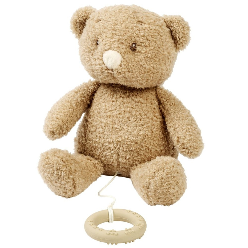 NATTOU Hračka plyšová hudební Teddy medvídek 24 cm, 0m+ - NATTOU Hračka plyšová hudební Teddy medvídek 24 cm, 0m+