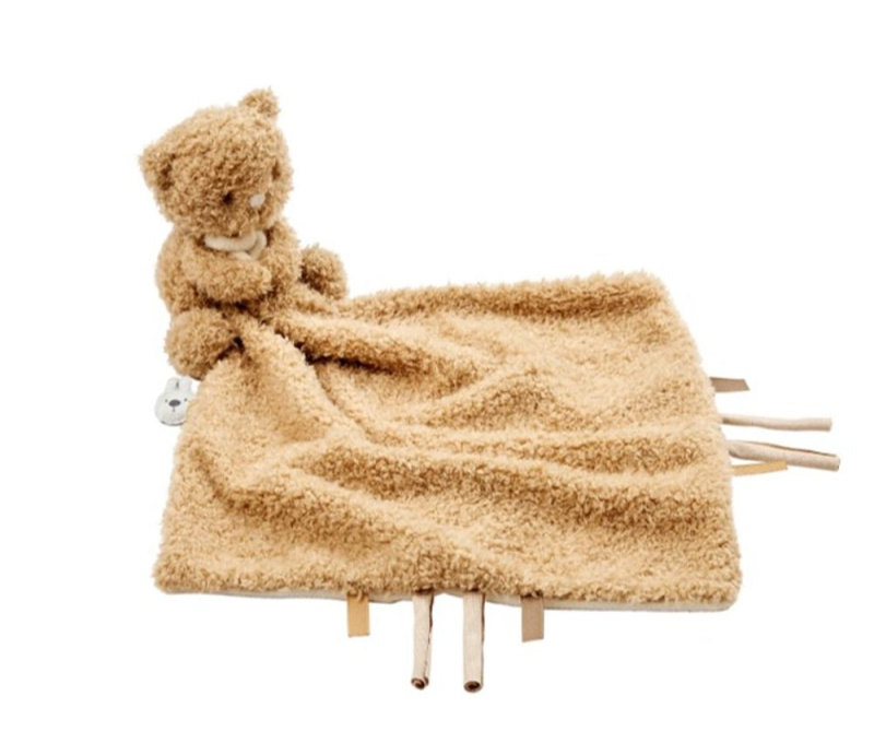 NATTOU Mazlíček plyšový Teddy medvídek 27 x 27 cm, 0m+ - NATTOU Mazlíček plyšový Teddy medvídek 27 x 27 cm, 0m+