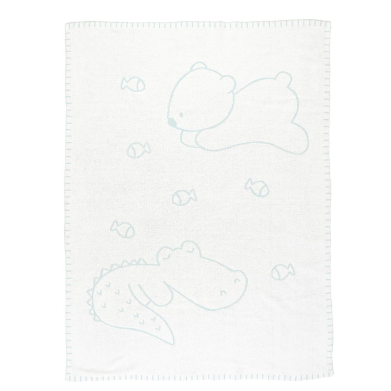 Nattou Deka oboustranná pletená 100x75 cm Romeo, Jules & Sally - NATTOU Deka oboustranná pletená 100x75 cm Romeo, Jules & Sally