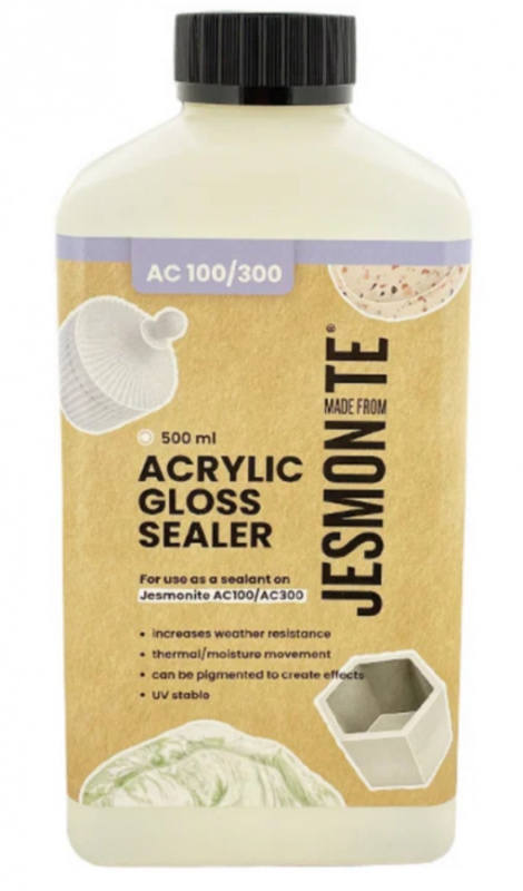 Jesmonite akrylový tmelicí zátěr lesklý pro AC100/300 500ml Jesmonite