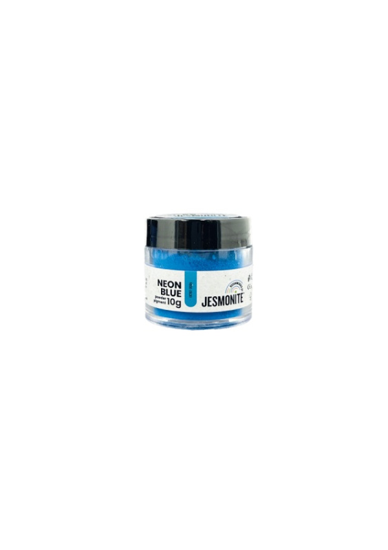 Jesmonite neonový práškový pigment 10 g - modrá Jesmonite