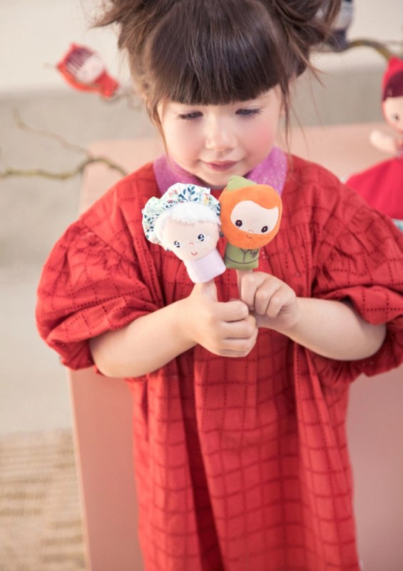 Lilliputiens set prstových maňásků Červená Karkulka