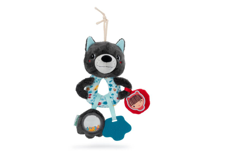 Motorická hračka s aktivitami vlk Ludvík