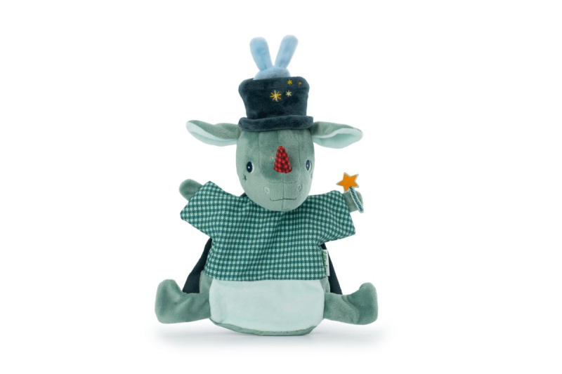 Lilliputiens maňásek na ruku kouzelník dráček Joe
