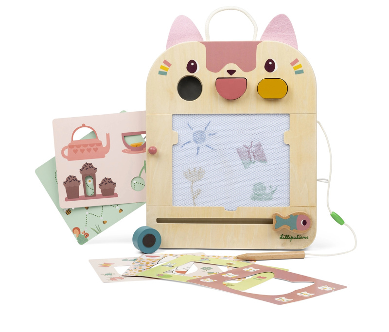 Lilliputiens - kouzelná tabulka - kočička Jeanne