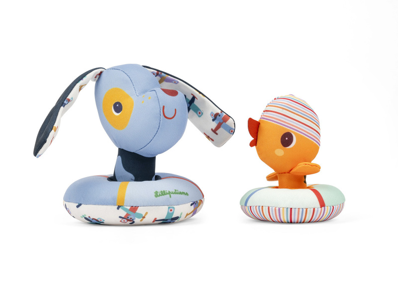 Lilliputiens - hračka do vody - pejsek Jules a káčátko