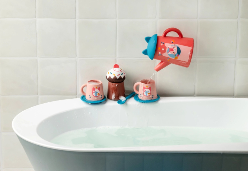 Lilliputiens - hračka do vody čajový servis - kočička Jeanne