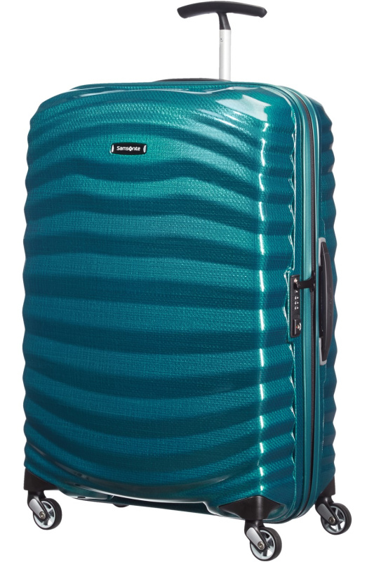 Samsonite Kufr Lite-shock Spinner 69cm Modrý Petrol blue
