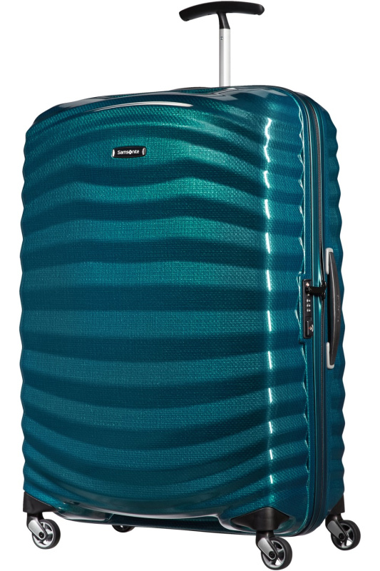 Samsonite Kufr Lite-shock Spinner 75cm Modrý Petrol blue