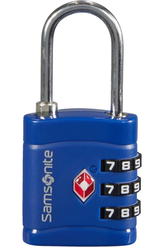 Samsonite Číselný Zámek TSA Modrý 122290-1549