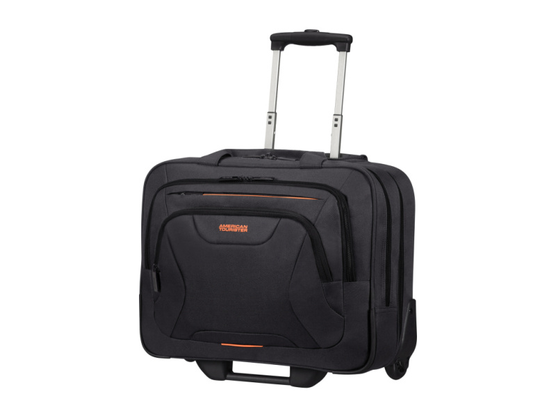 American Tourister AT WORK Taška na notebook s kolečky 15.6" Černá