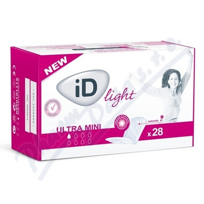 ID Light ultra mini inkontinenční vložky 1 kapka 28 kusů