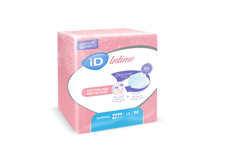 iD - Navlékací plenkové kalhotky - Intime Normal velikost M 12ks