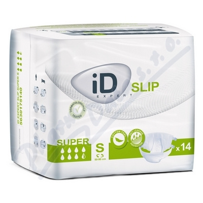 iD Slip Small Super plenkové kalhotky s lepítky 14 ks