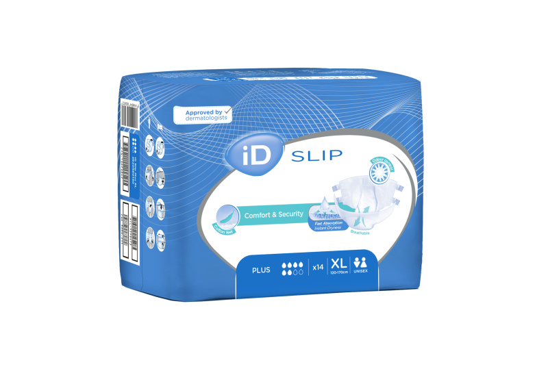 iD Slip X-Large Plus plenkové kalhotky s lepítky 14 ks