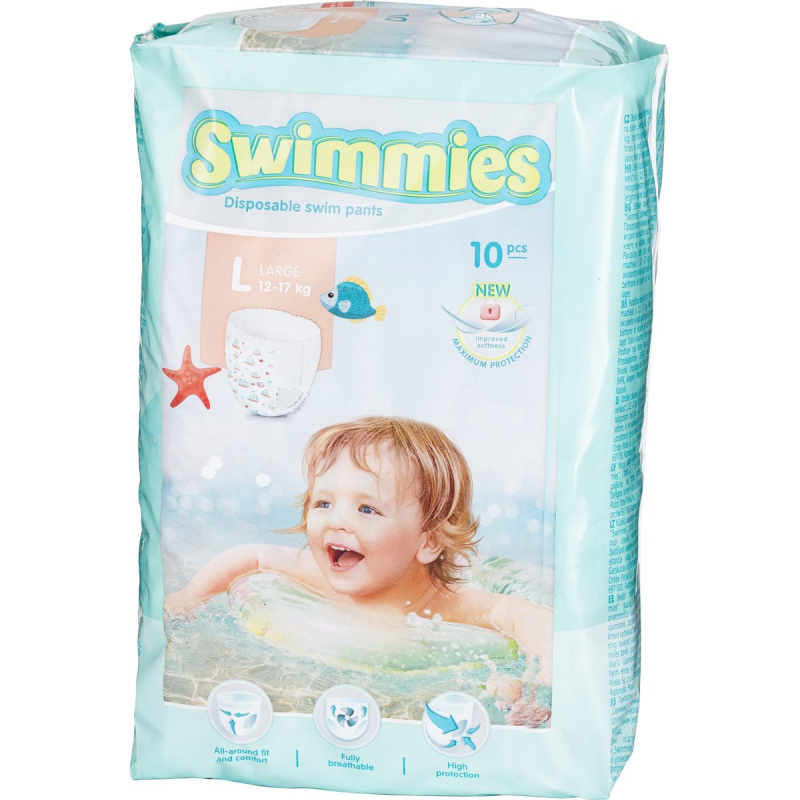 Swimmies Plenkové plavací kalhotky L (12–17 kg)