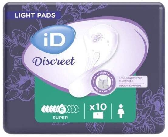 iD Discreet Light Super inkontinenční vložky 10 ks