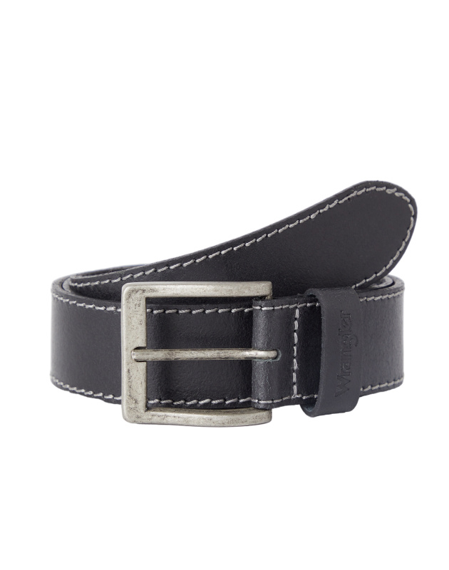 Stitched Belt Black - W0081US01 Pánský pásek
