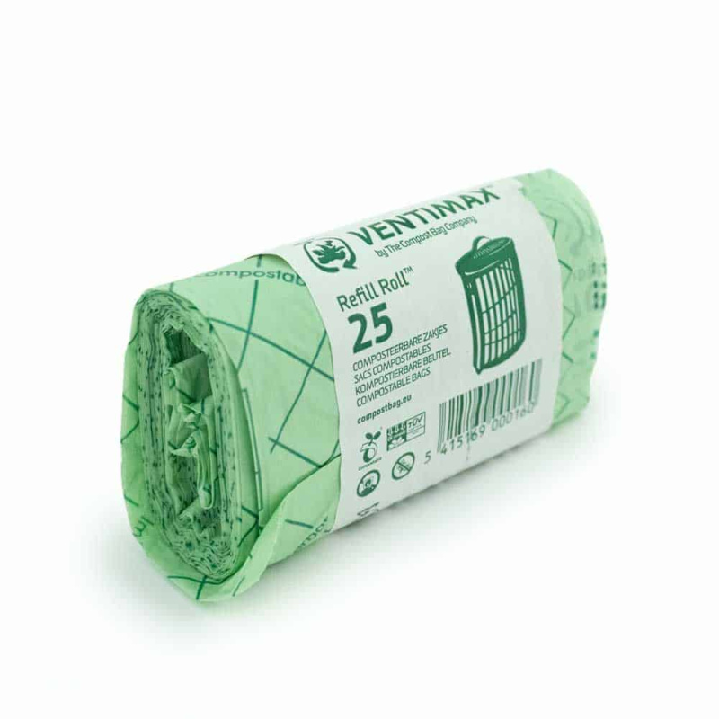 Compost Bag Company Kompostovatelné sáčky Refill Rolls™ o objemu 7l, 25ks