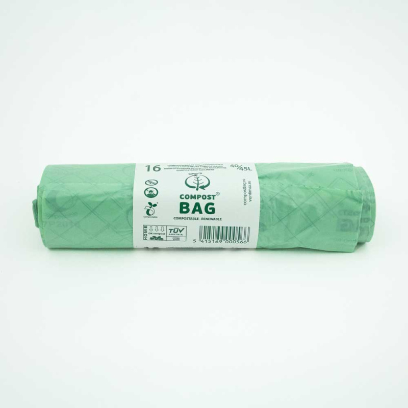 Compost Bag Company Kompostovatelné pytle na odpadky 40l - 50l, 16ks